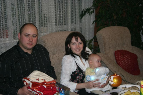 z rodzicami - Wigilia 2007