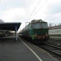 31.01.2008 (Rzepin) ET22-134 z pociągiem osobowym rel.Zielona Góra - Frankfurt n/O.