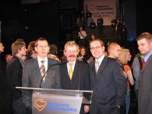 Sztab Wyborczy PO - 21.10.2007