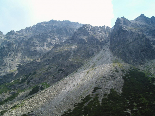 zbocza Sławkowskiego Szczytu #Tatry #góry