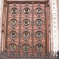 Budapeszt - drzwi do bazyliki św. Stefana #węgry #budapeszt #eger #wino #wycieczka
