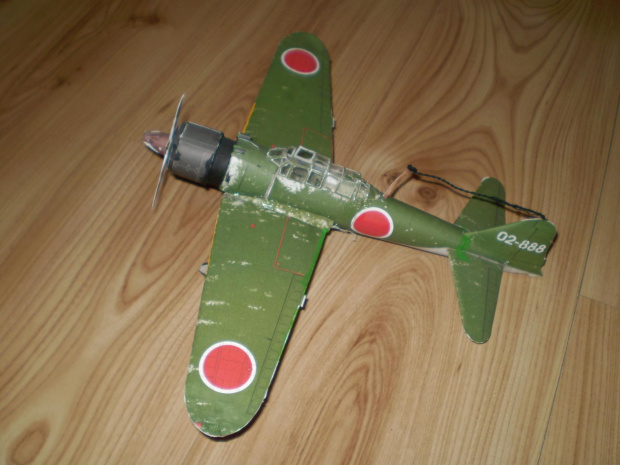 A6M2 "Zero" - mój pierwszy model
