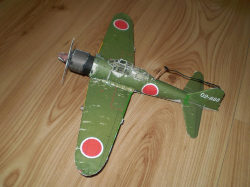 A6M2 "Zero" - mój pierwszy model