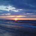 Cudowny zachód 2 - uwielbiam to. #zachód #słońca #morze #bałtyckie #nad #morzem