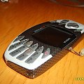 Moja carbonowa Nokia N-Gage po tuningu + Koss Spark Plug