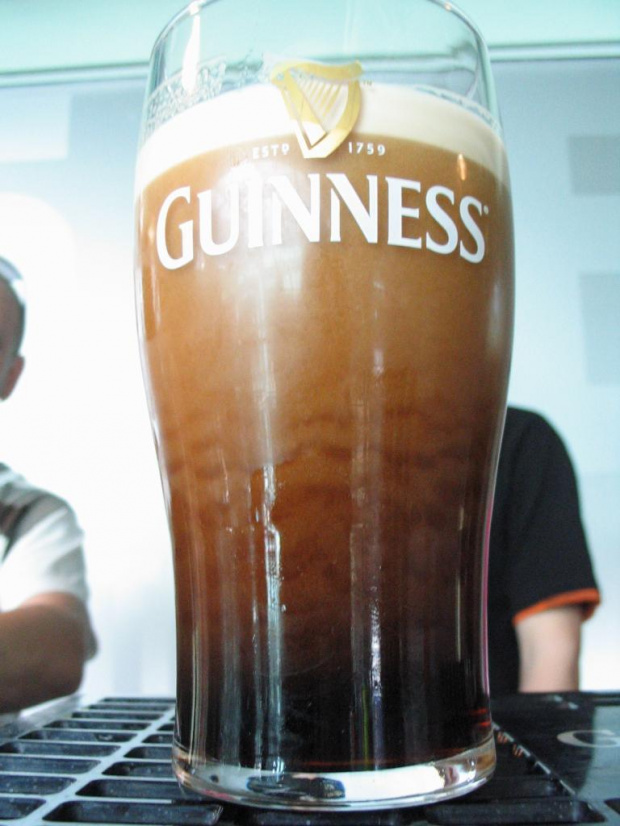 aż kipi energią... Guiness :p #IrlandiaDublinGuiness