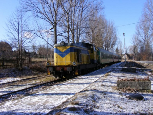 16.02.2008 Stacja Kudowa Zdrój SU42-530 z poc. posp. rel. Kudowa Zdrój-Gdynia Główna