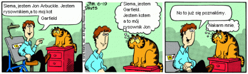 Pierwszy na świecie Garfield!