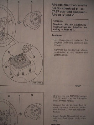 Repleitf AUDI B4 Cabrio Fahrwerk Front.99...8