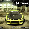 Lexus IS300 po tuningu w NFS MW