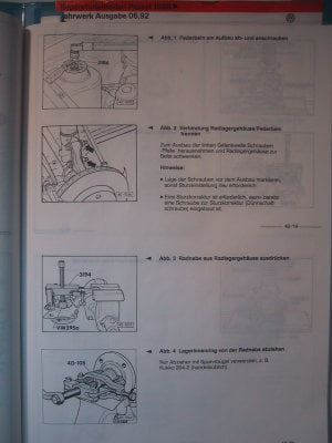 Repleitf PASSAT 88 Fahrwerk.92...16