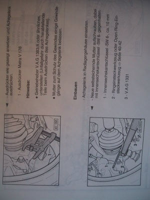 Repleitf PASSAT 88 Fahrwerk.92...6