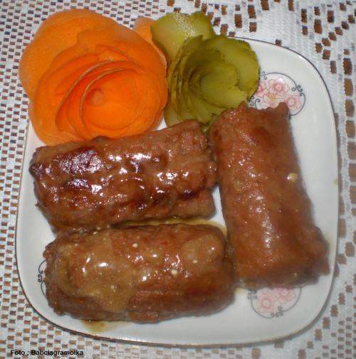Roladki z mielonego drobiowegoPrzepisy: www.foody.pl , WWW.kuron.pl i http://kulinaria.uwrocie.info/ . #jedzenie #kulinaria #roladki #mielone