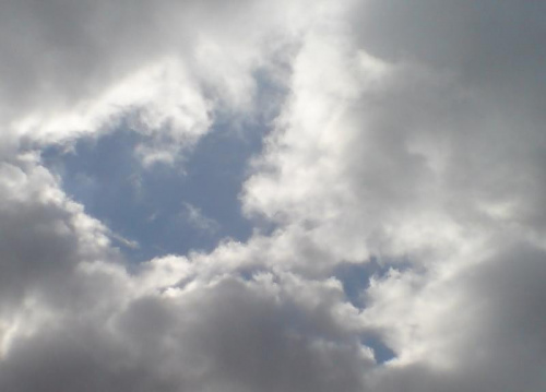 Chmury nad parkiem #niebo #chmury #obłoki