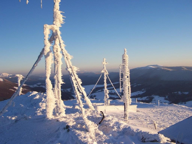 Połonina Wetlińska - Bieszczady #bieszczady #góry #połonina #wetlińska #zima