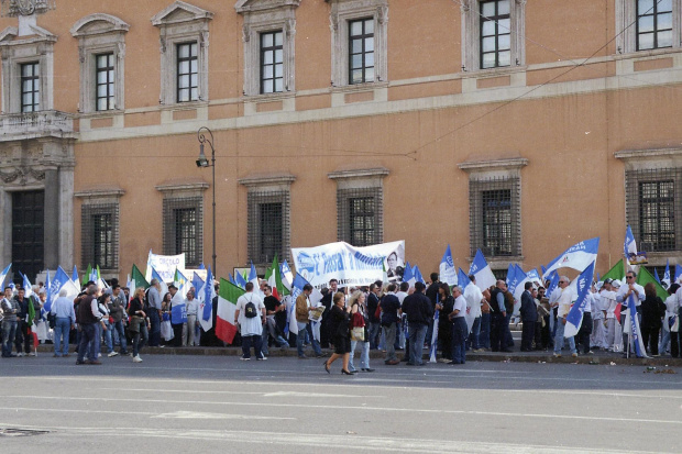 ...i trafiliśmy na wielką demonstrację...