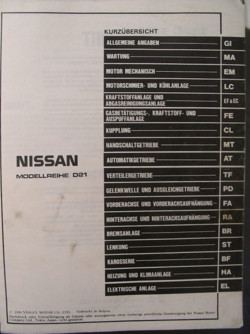 NISSAN D21 Revision.1...1