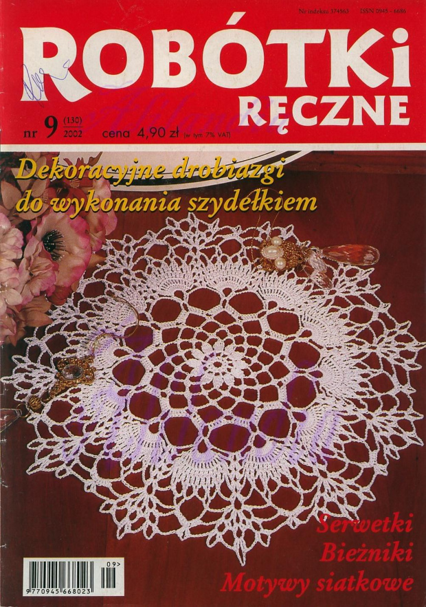 Robótki ręczne 2002_09 #RobótkiRęczne #haft #hobby #dom #wzór