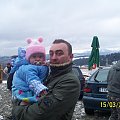 Zuzia z wujkiem Piotrkiem