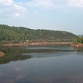 Jezioro Pilchowickie - widok z Zapory #ZaporaWodna #krajobraz #ElektrowniaWodna #pilchowice #JeleniaGóra #tama #bóbr #natura #przyroda