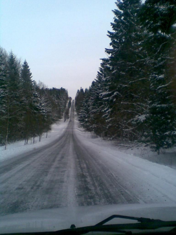 zjazd na osrodek Arłamów