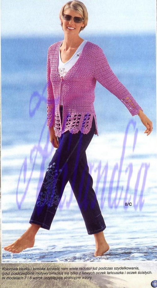 Mała Diana 2003 nr 08 11 #RobótkiRęczne #sweterki #hobby #szydełko