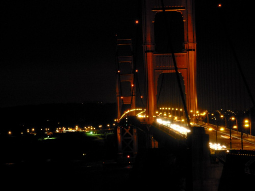 Czerwony Most--Golden Gate-słynny most wiszący tylko na dwóch przęsłach w San Francisco #SanFrancisco