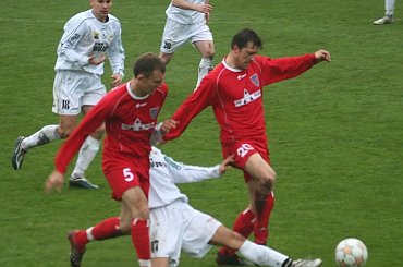Raków Częstochowa - Rozwój Katowice, 3 liga, 19 kwietnia 2008 #rakow #czestochowa #rozwoj #katowice #kibice #oprawa #mecz