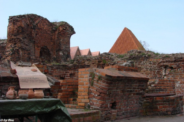 Ruiny zamku krzyżackiego w Toruniu #zamki #zwiedzanie #Toruń #Krzyżacy