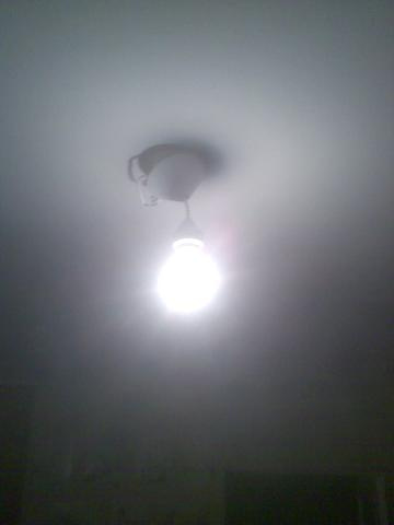 Nowa lampa na kotlarce hah