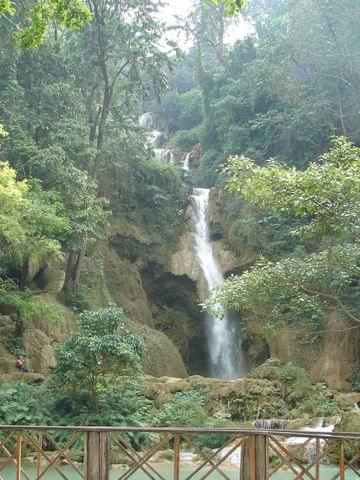 wodospad Tad Sae, okolice Luang Prabang