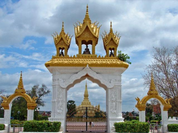 Pha That Luang (Wielka Stupa) w Vientiane