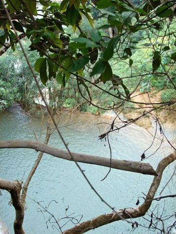 wodospad Tad Sae (widok z góry), okolice Luang Prabang