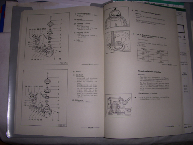 Repleitf AUDI 100 01F Allradgetriebe .96...5