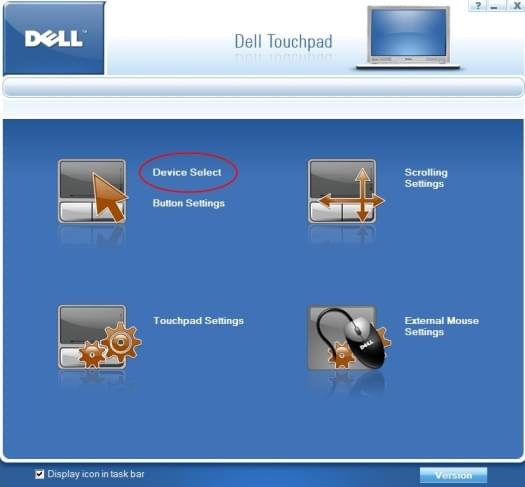 Ustawienia Touchpada, sterowniki Dell
http://ftp.us.dell.com/input/R174244.exe #DellTouchpad