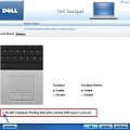Ustawienia Touchpada, sterowniki Dell
http://ftp.us.dell.com/input/R174244.exe #DellTouchpad
