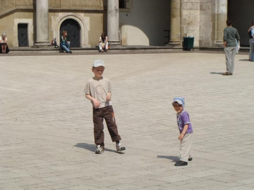 Pawełek i Jasio w Krakowie i Tatrach-maj 2008 z Agatką i Adasiem