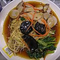 Singapur - Makaron z Abalone i grzybami #jedzenie #Azja #Singapur
