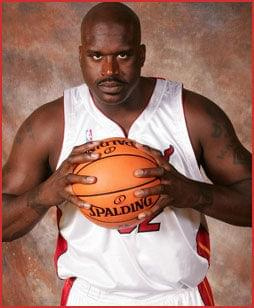 SHAQ #NBAAND1USABASKETMIAMIPIŁKASHAQ