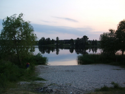 wieczorem nad jeziorem #Lubięcin #Chełmek