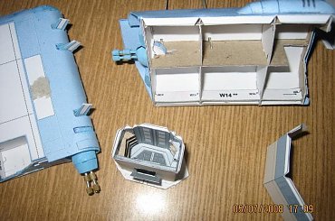 Budowa Tydrium, modelu kartonowego ze star wars #Tydrium #StarWars #ModeleKartonowe