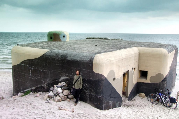 bunkier Sęp na plaży w Jastarni