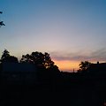 Kolorowe niebo po zachodzie słońca - Sławniowice (Opolskie)