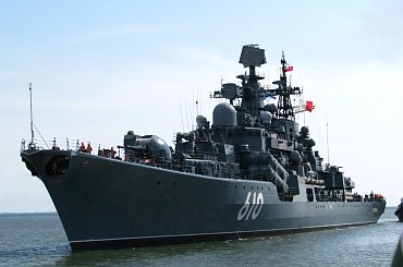 Rosyjski niszczyciel z wizytą w Gdyni #okręt #rosyjski #niszczyciel #Gdynia #port