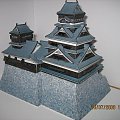 Gotowy model kartonowy zamku Kumamoto z Japonii #Kumamoto #ModeleKartonowe