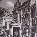 Krakowskie Przedmieście w czasie okupacji niemieckiej - widok na dzisiejszy Grand Hotel