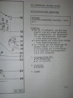 Repleitf AUDI B4 Motor NG KE III Jetro 91 ... 13