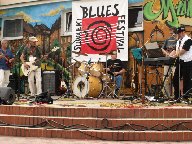 Fret Blues Band przed MDK-iem #SuwałkiBluesFestival #FretBluesBand