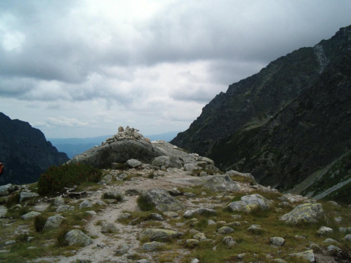 widok ze Zwyżki na Dolinę Mięguszowiecką #Tatry #góry