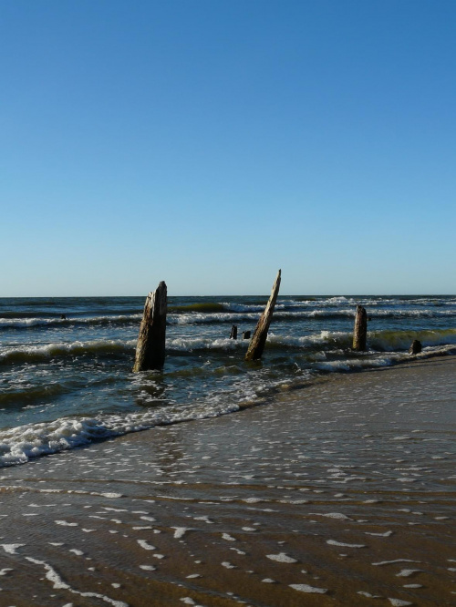 na plaży